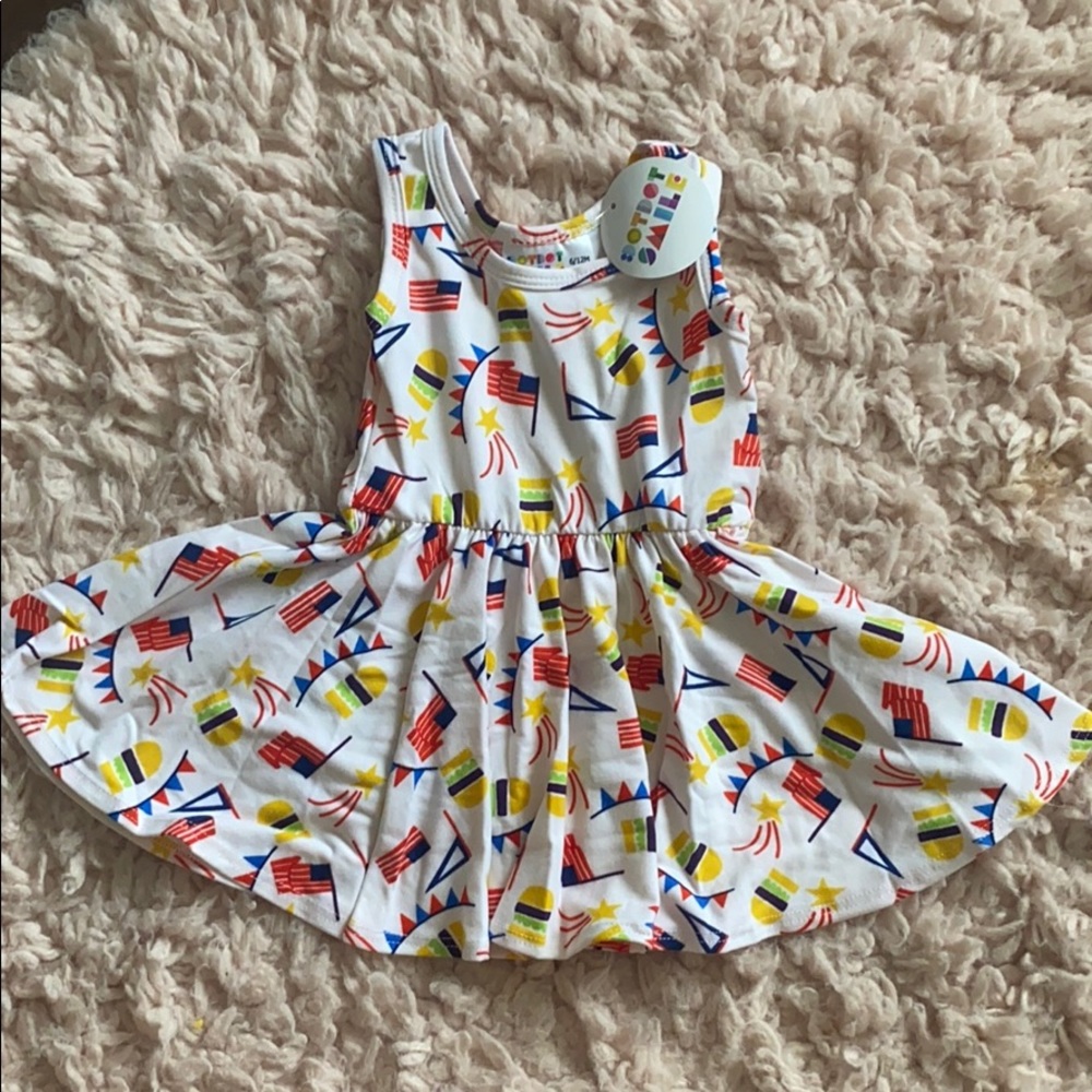 Red white n blue twirly dress!